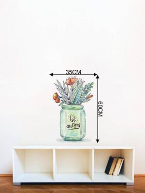 Rawpockets Wall Decals ' Be Awesome ' Wall stickers (PVC Vinyl) Multicolour - 15734199 - Standard Image - 4