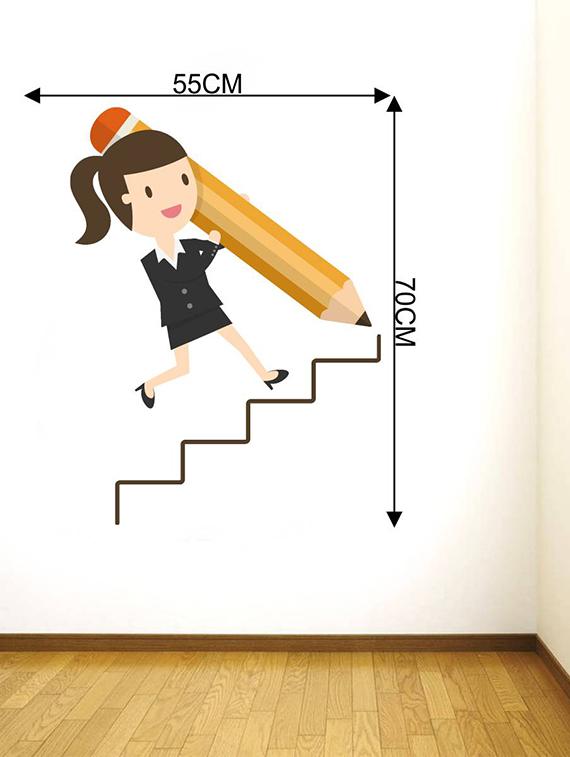 Rawpockets Wall Decals ' Office Start Up ' Wall stickers (PVC Vinyl) Multicolour - 15734202 - Zoom Image - 4