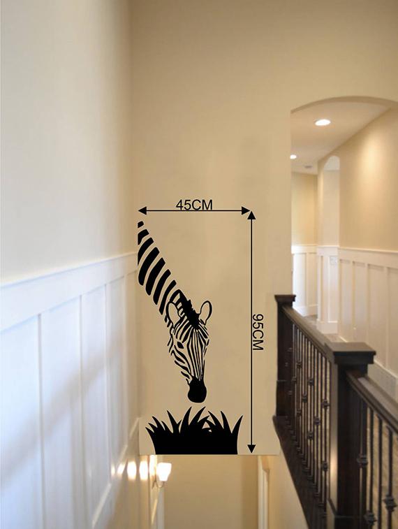 Rawpockets Wall Decals ' Zebra? ' Wall stickers (PVC Vinyl) Multicolour - 15734210 - Zoom Image - 4