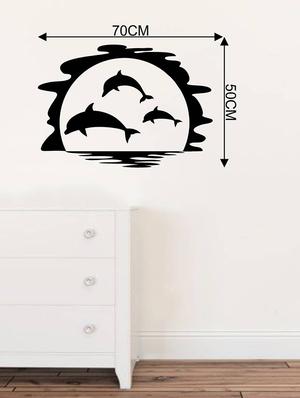 Rawpockets Wall Decals ' Sunset? ' Wall stickers (PVC Vinyl) Multicolour - 15734211 - Standard Image - 4