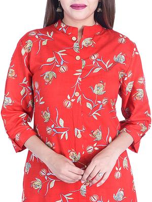 Straight printed kurta - 15734538 - Standard Image - 4