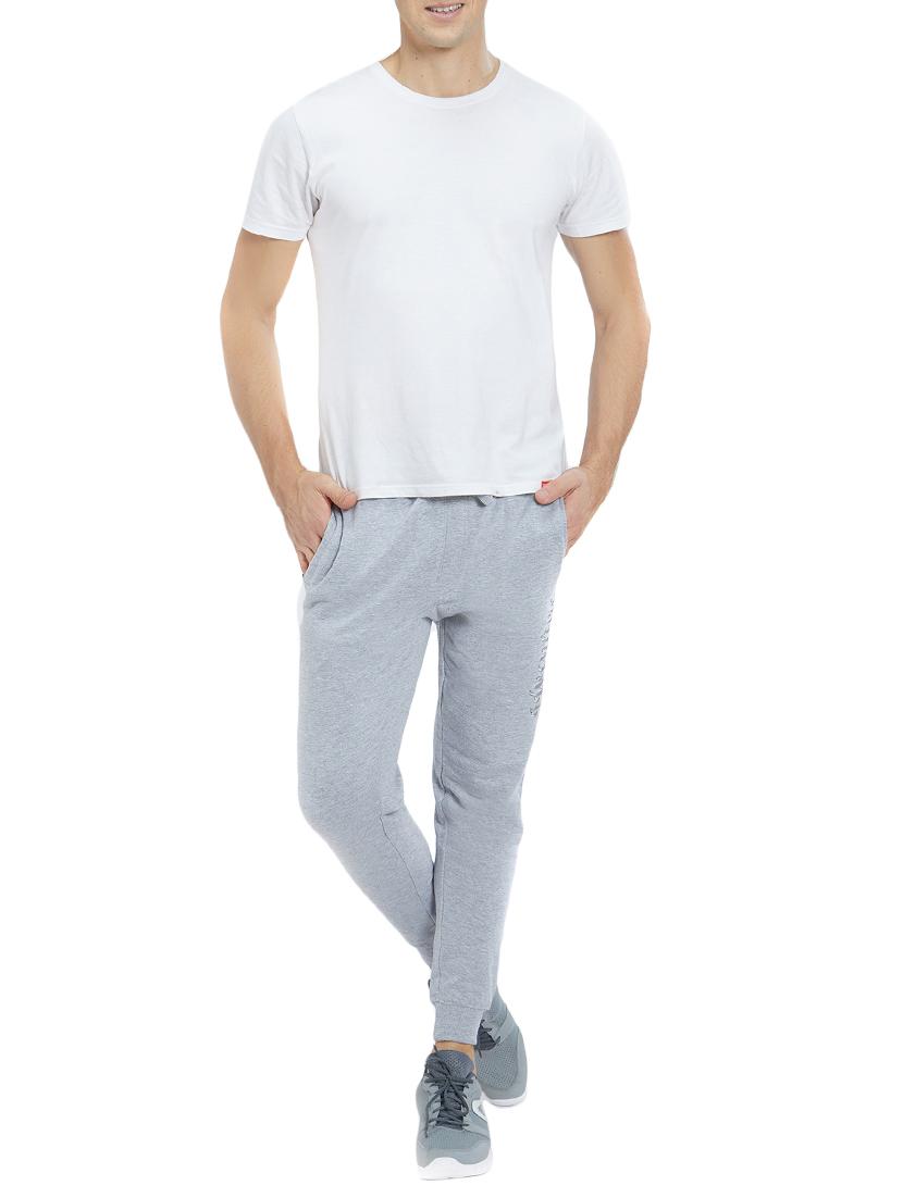 grey cotton jogger - 15734604 - Zoom Image - 4