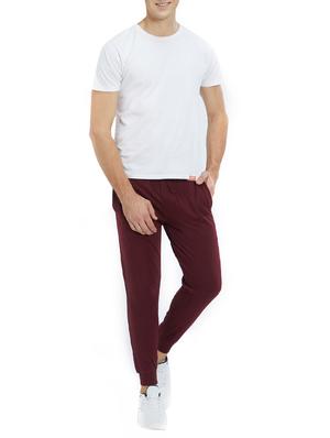red cotton jogger - 15734605 - Standard Image - 4