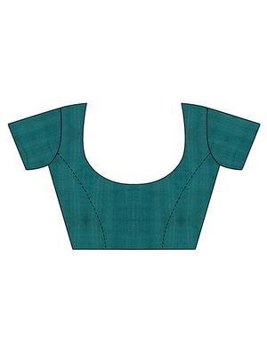 conversational printed saree with blouse - 15734625 - Standard Image - 4