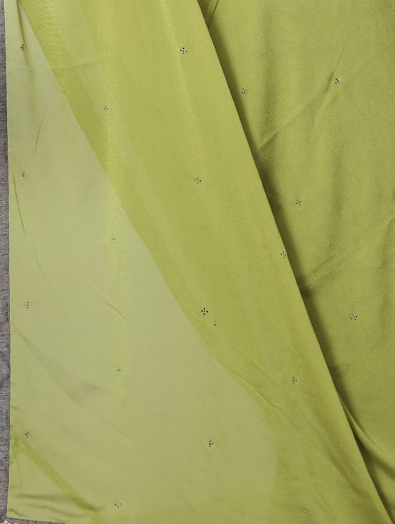 floral half & half saree with blouse - 15734764 - Zoom Image - 4