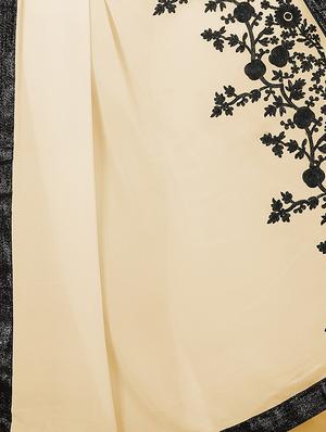 floral dori embroidered saree with blouse - 15734908 - Standard Image - 4