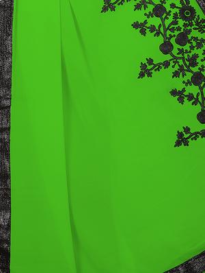 floral dori embroidered saree with blouse - 15734909 - Standard Image - 4