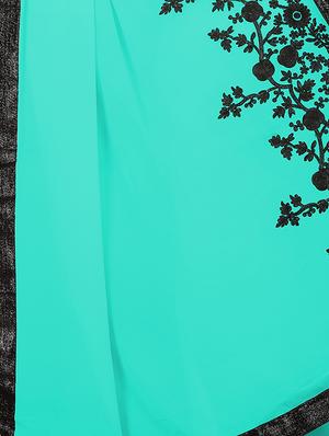 floral dori embroidered saree with blouse - 15734910 - Standard Image - 4