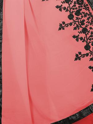 floral dori embroidered saree with blouse - 15734911 - Standard Image - 4