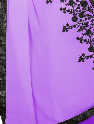 floral dori embroidered saree with blouse - 15734914 - Standard Image - 4