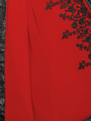 floral dori embroidered saree with blouse - 15734915 - Standard Image - 4