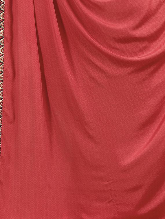 geometrical half and half saree with blouse - 15735032 - Zoom Image - 4