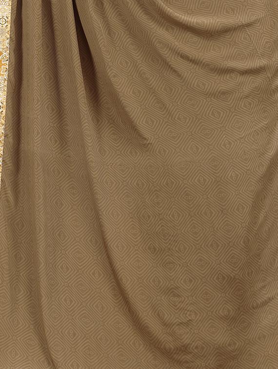 geometrical half and half saree with blouse - 15735033 - Zoom Image - 4