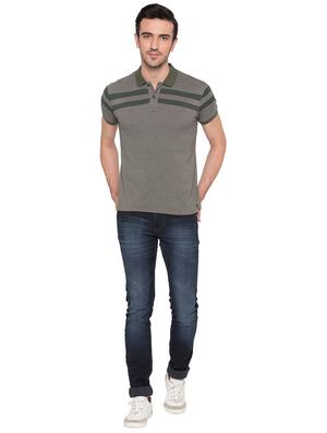 green cotton polo t-shirt - 15735247 - Standard Image - 4