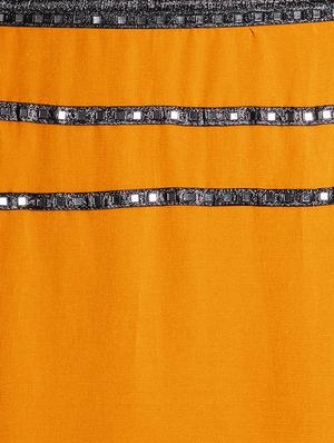 mirror lace bordered saree with blouse - 15735285 - Standard Image - 4