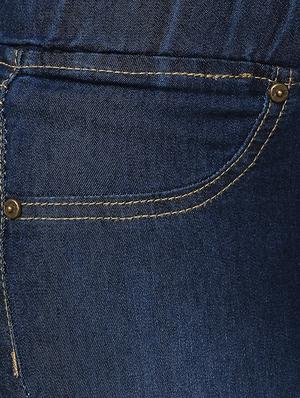 elasticated waist ankle length jeggings - 15735330 - Standard Image - 4