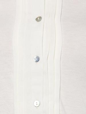 back pleat pintuck detail shirt - 15735396 - Standard Image - 4