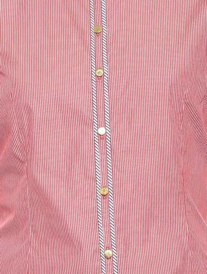 binding detail striped shirt - 15735398 - Standard Image - 4