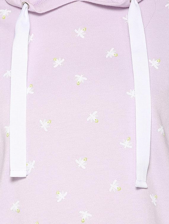 drop shoulder quirky hooded sweatshirt - 15735416 - Zoom Image - 4
