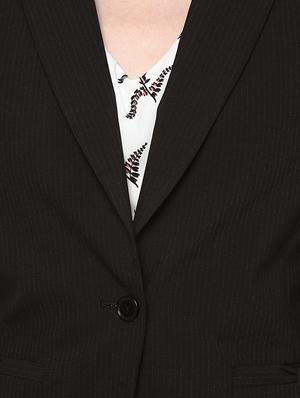 pin striped lapel collar blazer - 15735421 - Standard Image - 4