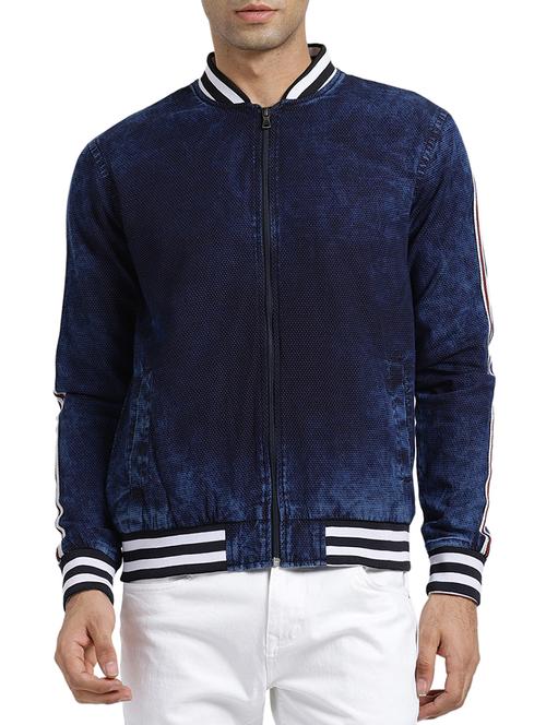blue cotton denim jacket - 15735687 - Standard Image - 1
