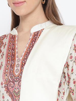 Self-design unstitched pant suit - 15735763 - Standard Image - 4