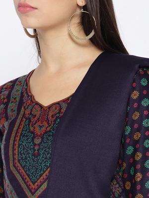 Self-design unstitched palazzo suit - 15735764 - Standard Image - 4