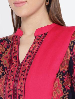 Self-design unstitched palazzo suit - 15735767 - Standard Image - 4