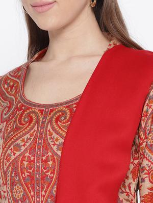 Self-design unstitched palazzo suit - 15735770 - Standard Image - 4