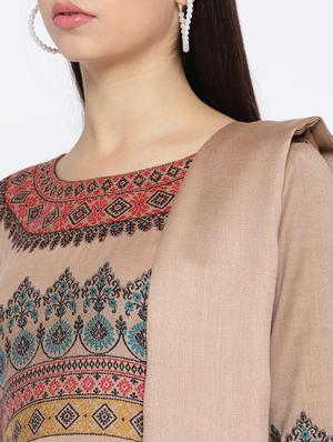 Self-design unstitched palazzo suit - 15735774 - Standard Image - 4