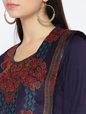 Self-design unstitched salwar suit - 15735779 - Standard Image - 4