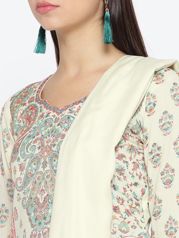Self-design unstitched salwar suit - 15735781 - Zoom Image - 4
