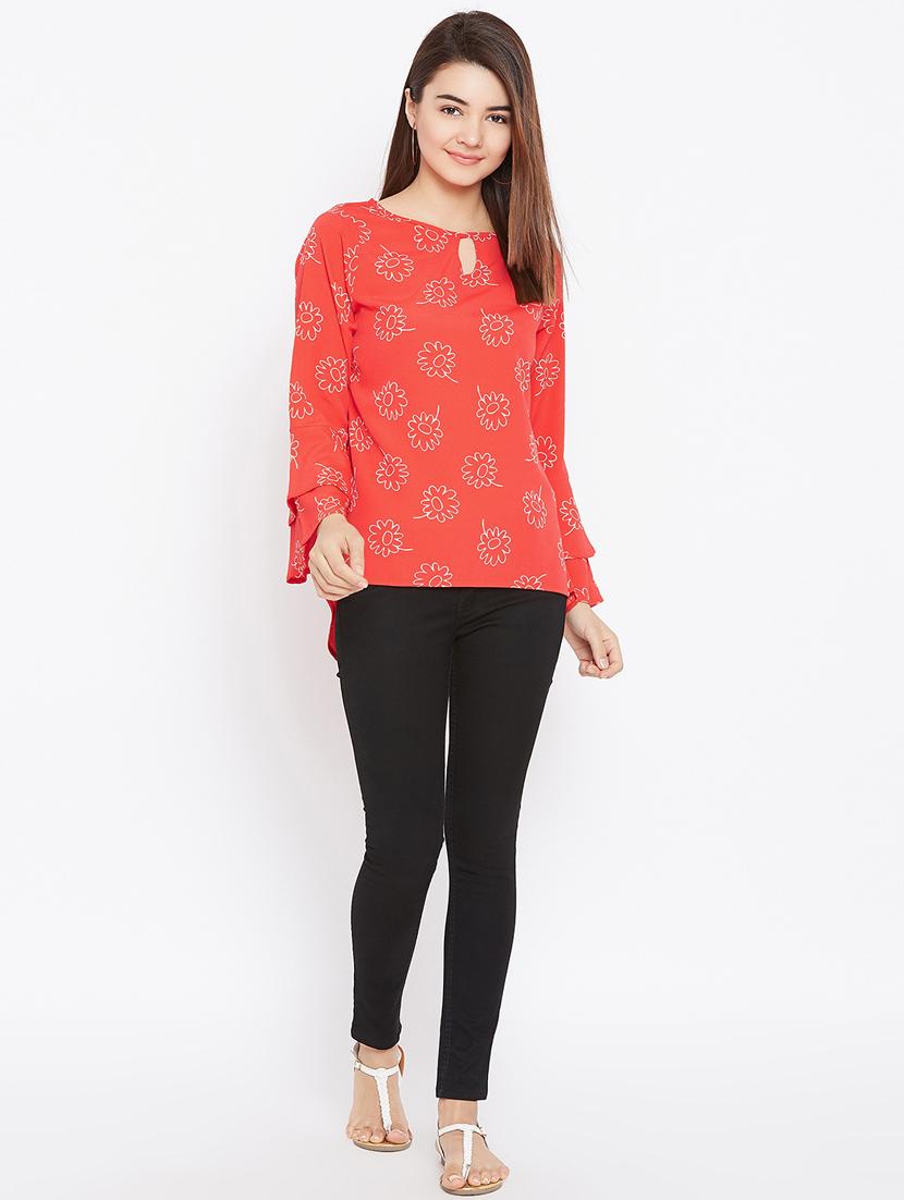 keyhole neck high low tunic - 15735876 - Zoom Image - 4