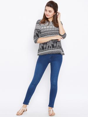keyhole back printed top - 15735887 - Standard Image - 4