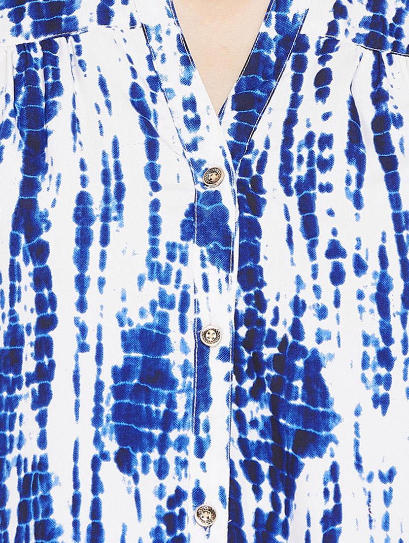 tied and dyed high low tunic - 15735912 - Zoom Image - 4