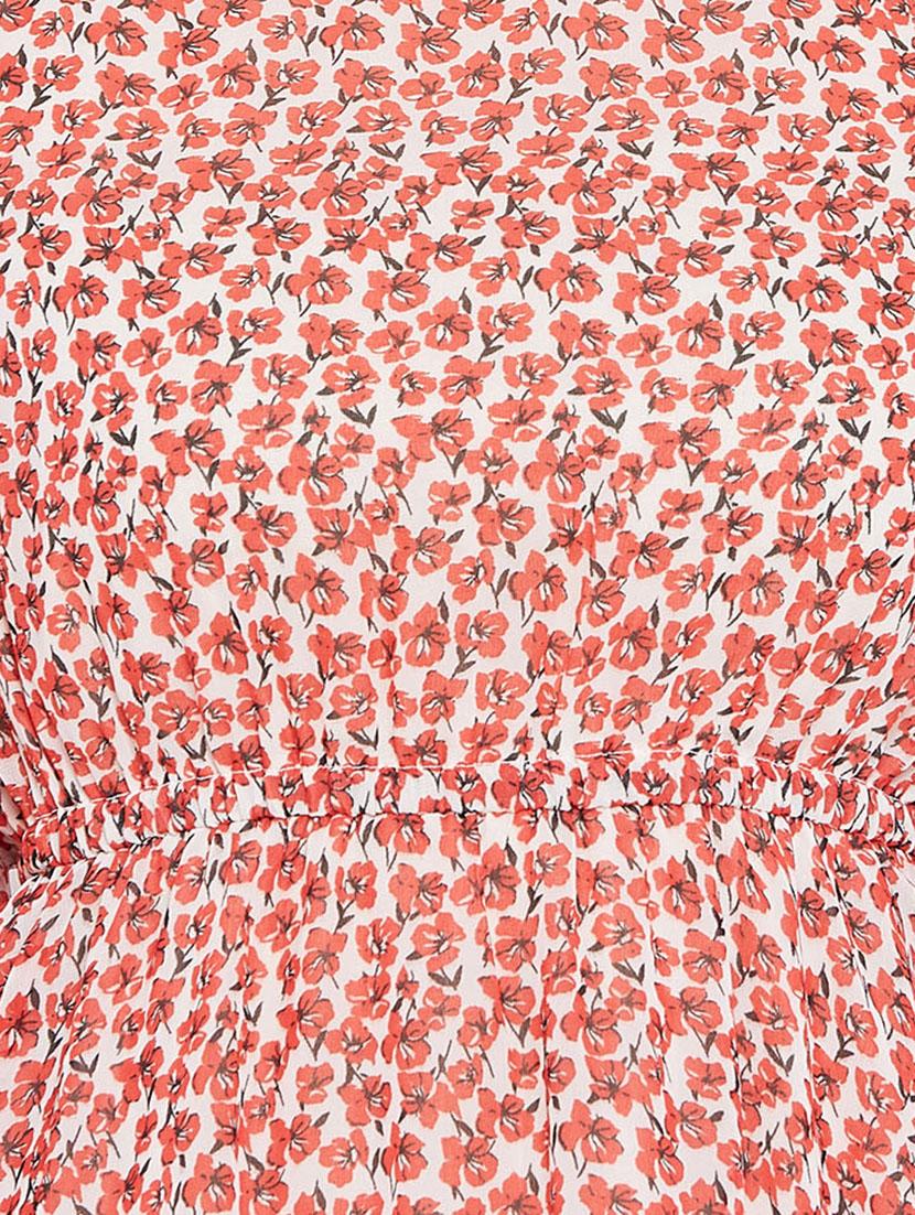 flutter sleeved a-line dress - 15735921 - Zoom Image - 4