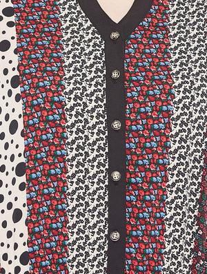 button detail floral jumpsuit - 15735938 - Standard Image - 4