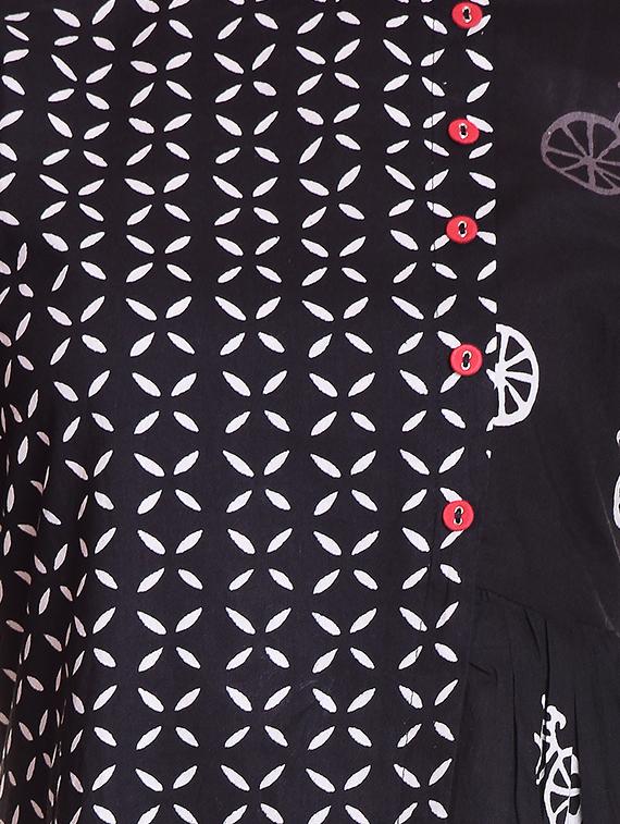 Printed a-line kurta - 15736473 - Zoom Image - 4