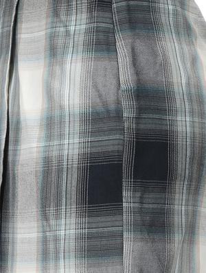 front overlap checkered skirt - 15736808 - Standard Image - 4