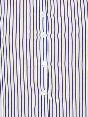 curved hem striped shirt - 15736820 - Standard Image - 4