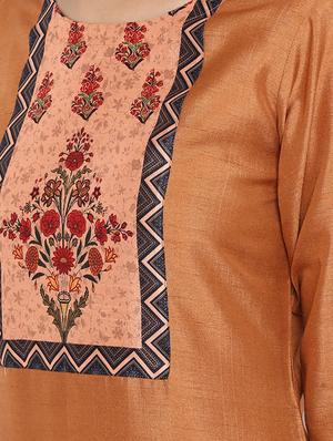 Printed straight kurta - 15737020 - Standard Image - 4