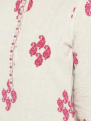 Printed straight kurta - 15737031 - Standard Image - 4