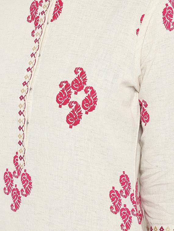 Printed straight kurta - 15737031 - Zoom Image - 4