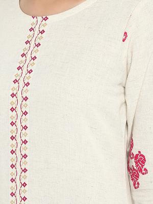 Printed straight kurta - 15737033 - Standard Image - 4