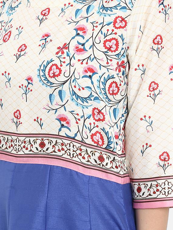 Digital print anarkali kurta - 15737041 - Zoom Image - 4