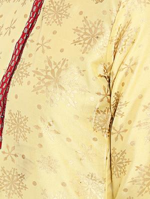 Foil print straight kurta - 15737045 - Standard Image - 4