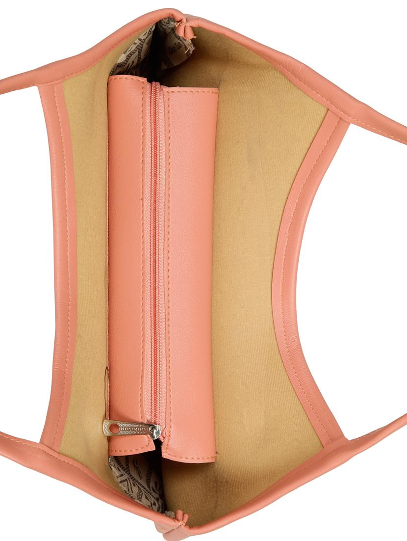 pink leatherette (pu) regular tote - 15737051 - Zoom Image - 4