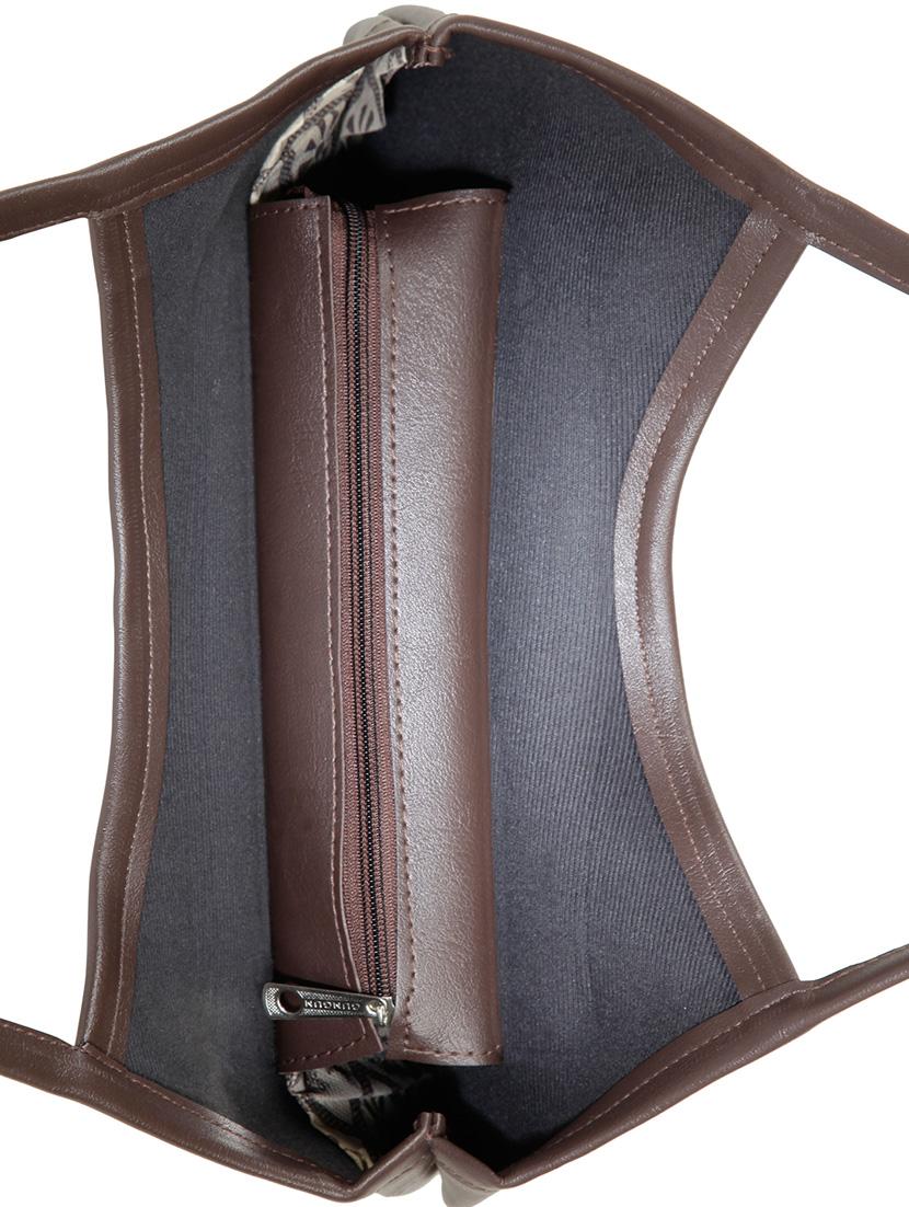 tan leatherette (pu) regular tote - 15737052 - Zoom Image - 4