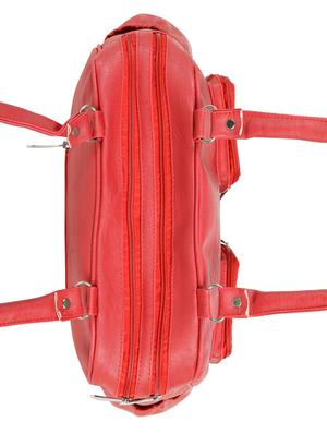 red leatherette (pu) regular handbag - 15737058 - Standard Image - 4
