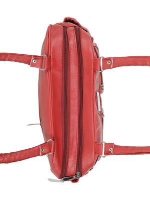 red leatherette (pu) regular handbag - 15737082 - Standard Image - 4